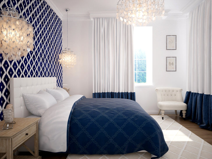 Спальня В Средиземноморском Стиле Отличается Сдержанным Дизайном. Выгодное Сочетание Белого И Синего Цвета Навевает Морские Мотивы И Настраивает На Отдых.