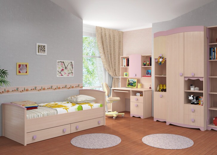 Модульная Мебель Для Детской Должна Быть Вместительна, Чтобы Комната Ребенка Не Казалась Захламленной.